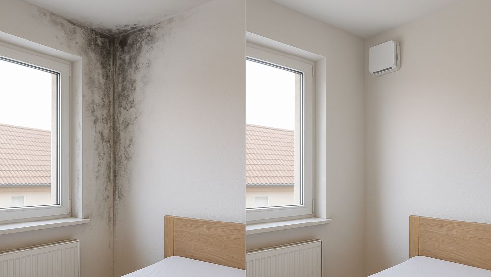 Condensación en vivienda de Carabanchel