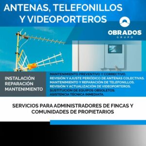 Servicio de telefonillos y videoporteros