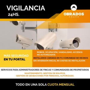 Servicio de cámaras para comunidades de vecinos